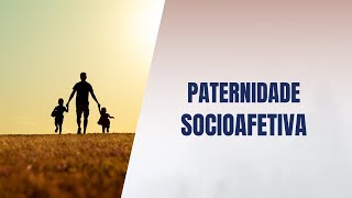 Paternidade socioafetiva [upl. by Id]