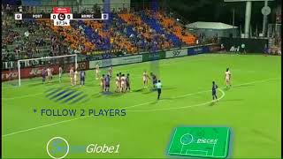 CORNER SetPlay Analysis Thai League Port FC vs Nakhon Ratchasima [upl. by Christmas225]