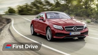 Mercedes EClass Coupe first drive review [upl. by Garnette304]