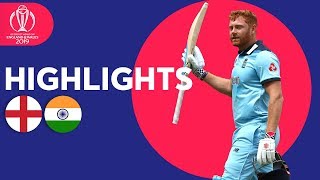 Bairstow Leads England To Victory  England vs India  Match Highlights  ICC Cricket World Cup 2019 [upl. by Fadden]