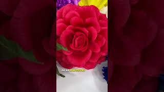 Beneficios de hacer flores en papel crepe [upl. by Ahsiri]