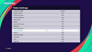 BEST Settings  Lag Fix  PES 2021 [upl. by Meeks30]