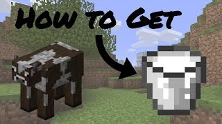 How to Get Milk in Minecraft  Simple Tutorial [upl. by Nemraciram]