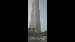 Dust Obscures Dubai Skyline Amid Weather Warning [upl. by Quenby53]