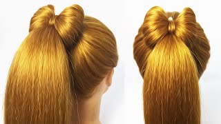 BRAIDED TIE  Butterfly effect hairstyle tutorial Video [upl. by Lucho643]