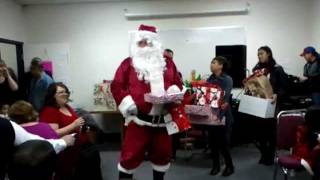 Home Care 2011 Christmas party with Santa Claus quotToddquot [upl. by Nyladnek]