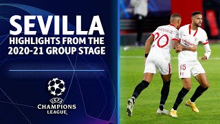 Sevilla Highlights from the 202021 Group Stage  UCL on CBS Sports [upl. by Eisler]