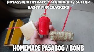 Paputok Homemade  KNO3AlS based homemade Firecracker [upl. by Nywrad]