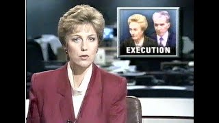 BBC News report on execution of Nicolae and Elena Ceaușescu Christmas Day 1989 [upl. by Clie212]