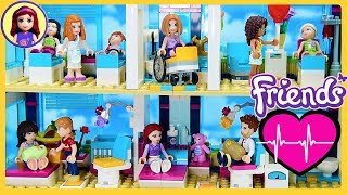 CUSTOM Heartlake Hospital Renovation Lego Friends Build DIY Craft [upl. by Bever]