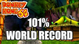 Donkey Kong 64  101 in 51047 Former World Record [upl. by Tilda338]