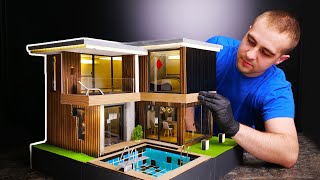 DIY MINIATURE HOUSE FROM LITTLE BRICKS AND CEMENT by 5Minute Crafts [upl. by Latihs302]