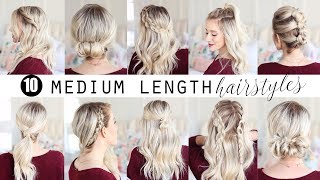 TEN Medium Length Hairstyles  Twist Me Pretty [upl. by Elleval]