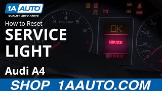 How to Reset Service Light 0409 Audi A4 [upl. by Notlih]