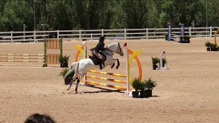 Beginner Novice Show Jumping at Colorado Horse Park  Madison amp Charleys Angel [upl. by Tella374]