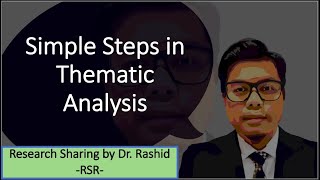 Simple Steps in Thematic Analysis [upl. by Asilec499]