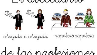 Las profesiones vocabulario [upl. by Llatsyrk]