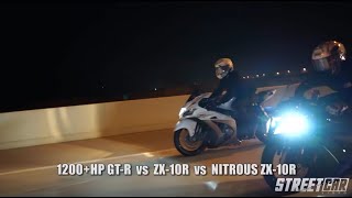 The CRAZIEST Motorcycle VS Car Races Of 2020 [upl. by Jonme634]