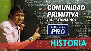 HU  Comunidad primitiva  Cuestionario CICLO PRO [upl. by Lareneg]