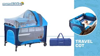 Mamakiddies Portable Baby Cot Playpen Installation [upl. by Macdonald]