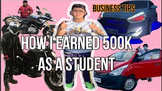 How I earned ₱500000 as a student  buy and sell business  business tips  business ideas [upl. by Aicram565]