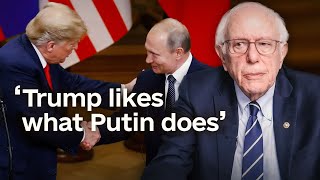 Bernie Sanders on Trump’s alignment with Russia [upl. by Wardieu411]