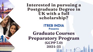 ITREB India Graduate Courses Preparatory Program GCPP 70 202425 [upl. by Ramej503]