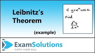 Leibnitzs Theorem  Example  ExamSolutions [upl. by Baldwin]