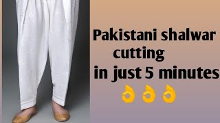 Pakistani shalwar cutting amp stitching [upl. by Tella]