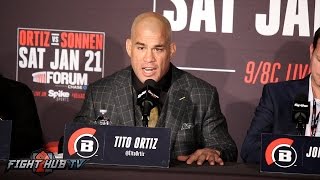 The Full Tito Ortiz vs Chael Sonnen FULL Post Fight Press Conference Video [upl. by Dnaltroc]