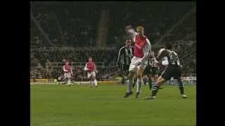 Bergkamps wonder goal against Newcastle United [upl. by Milo831]