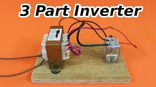 12 VDC to 120 VAC Inverter with 3 Components [upl. by Cohlette135]