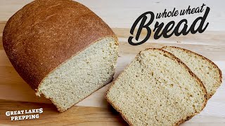 Making Soft Whole Wheat Bread the OldFashioned Way Honey Wheat Bread Recipe [upl. by Eirbua]