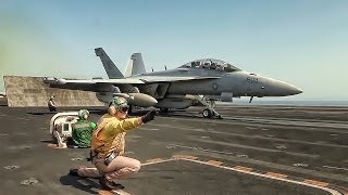 Aircraft Carrier Takeoffs amp Landings [upl. by Brodeur]