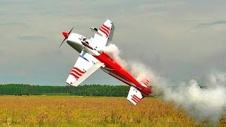 STUNNING AEROBATICS RC FLIGHT WITH HUGE RC EXTRA 300 INCREDIBLE SHOW [upl. by Initirb]