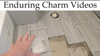 Learn How To Layout Bathroom Floor Tile [upl. by Atlante]