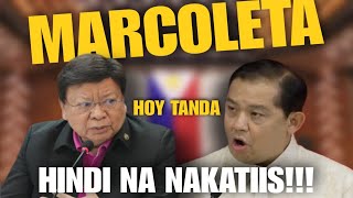 BREAKING MARCOLETA HINDI NAKATIIS Tamba nagpanik na latest news update today [upl. by Anined]