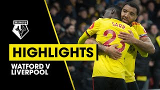 WATFORD 30 LIVERPOOL EXTENDED HIGHLIGHTS  SARR amp DEENEY GOALS [upl. by Hirsh]