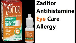 Zaditor Antihistamine Eye Care Allergy [upl. by Derry735]