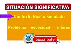 Cómo realizar una situación significativa de forma fácil [upl. by Ehtylb]