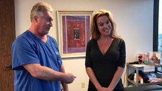 Houston Chiropractor Dr Gregory Johnson Adjust Tomball Lady For Severe Lower Back Pain amp Spasm [upl. by Etiam]