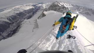 Aiguille du Midi 3800m  Vallee blanche  Snowboard Freeride [upl. by Cass26]