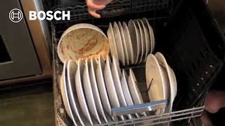 How To Load A Dishwasher Bosch Dishwasher Tip 1 [upl. by Redlac900]