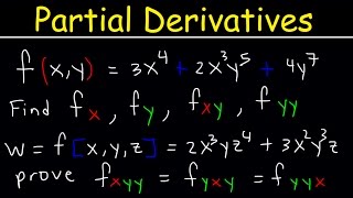 Partial Derivatives  Multivariable Calculus [upl. by Bax990]