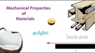 Mechanical properties in Tamil  Yield Strength Toughness Ductility Brittleness in Tamil  Tensile [upl. by Yemarej177]