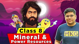 Mineral and Power Resources  class 8 geography chapter 3  mineral and power resources class 8 [upl. by Alegnasor597]