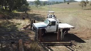 OzAutogate Powerless Automatic Farm Gate [upl. by Haeckel]