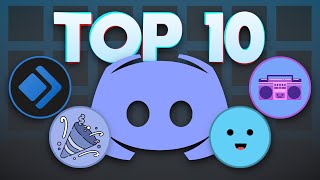 Top 10 BEST Discord Bots to use in your server 2020 Guide [upl. by Dnalevets]