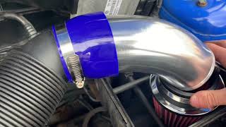 VW POLO 9n AFTERMARKET AIR INTAKE [upl. by Novets143]