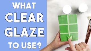 What Clear Glaze To Use With Underglazes [upl. by Ocirema]